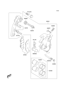  Передний тормоз