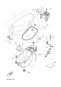 CW50RS Сиденье