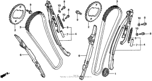 VT1100T Cam chain + tensioner