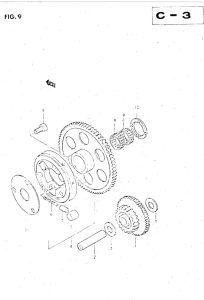 GS500 Муфта стартера