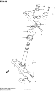  Steering Stem (Dr-Z125Ll4 E33)