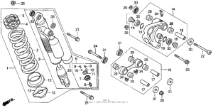 XR650L Задние амортизаторы