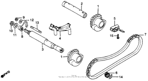 CB450S Валансирный вал