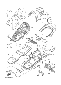YP250 Сиденье