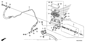 CB1100 (ABS) Цилиндр сцепления