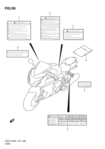 GSX-R1000 Honda mark