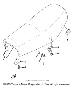 TT500G Сиденье