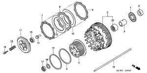 VFR800 (ABS) Бендикс