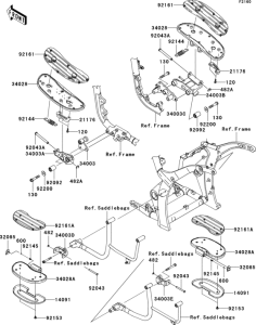 VN2000 Подножки