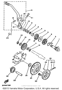 TW200 Стартер