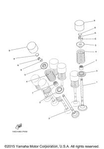 YZFR3FL Клапана