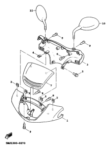 XC125 Обтекатель 1