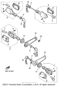 FZR600WC Поворотники