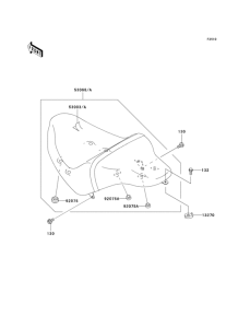VN1600 Сиденье