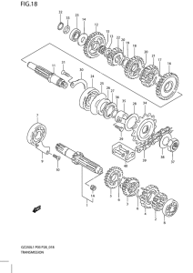 GZ250 Трансмиссия