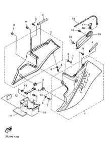 FZR400RR ｻｲﾄﾞｶﾊﾞｰ 1