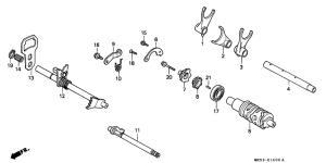 PC800 Вилка переключения передач