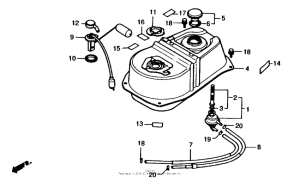 CH80 Fuel tank 86-92