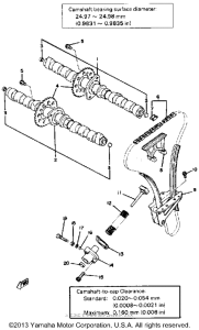 XS1100E Camshaft-chain tension