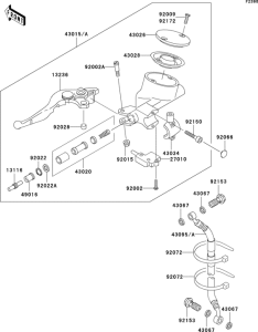 VN1500 Цилиндр сцепления