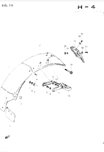 GSX400 Заднее крыло