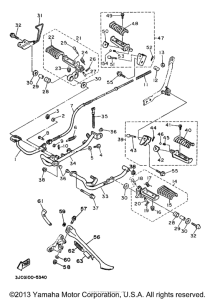 XV535JC Подножки