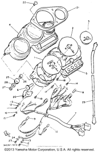 FZR600RDC Приборы