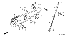 C70ZP Цепь грм / натяжное устройство