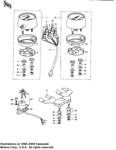KE175 Meters / ignition switch
