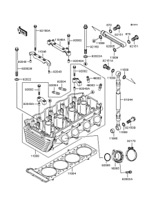 ZR1100 Головка цилиндров