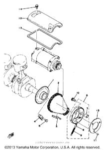 XS360D Starting motor unit