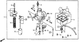 CR250R Карбюратор