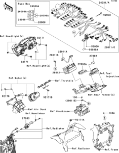 ZX600 Электрика