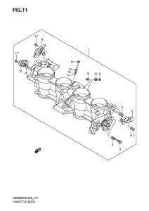 GSR600 Дроссель