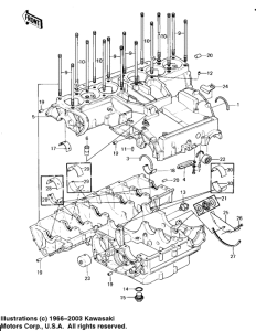  Картер двигателя
