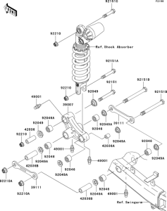 ZX636 Подвеска
