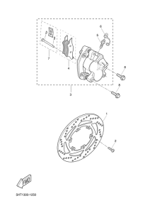 XQ150 Передний суппорт