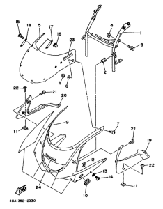TZR80RR Cupula del carenado