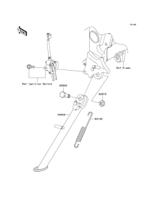 EX250 Подножка