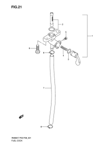 RM85 Топливный кран