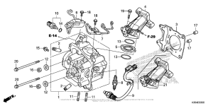PCX150 Головка цилиндров