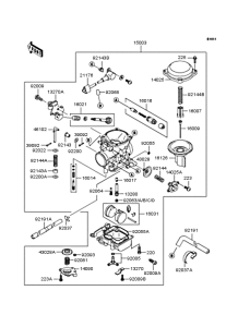 VN1500 Карбюратор