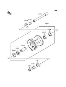  Переднее колесо