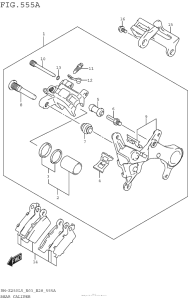 RM-Z250 Задний суппорт