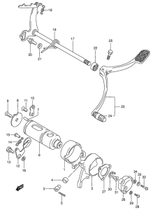 K125 Переключение передач