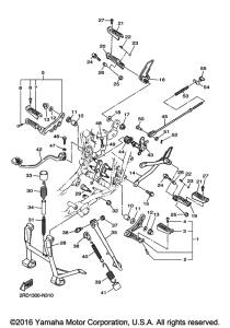 SR400 Подножки