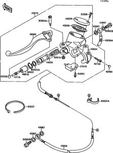 VN1500 Цилиндр сцепления