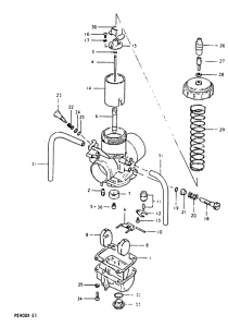 PE400 Carburetor assy