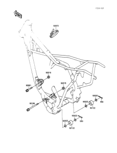 KX100 Рама ,крепежные детали