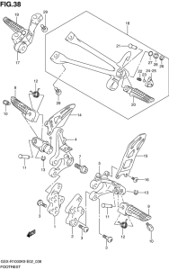 GSX-R1000 Подножки